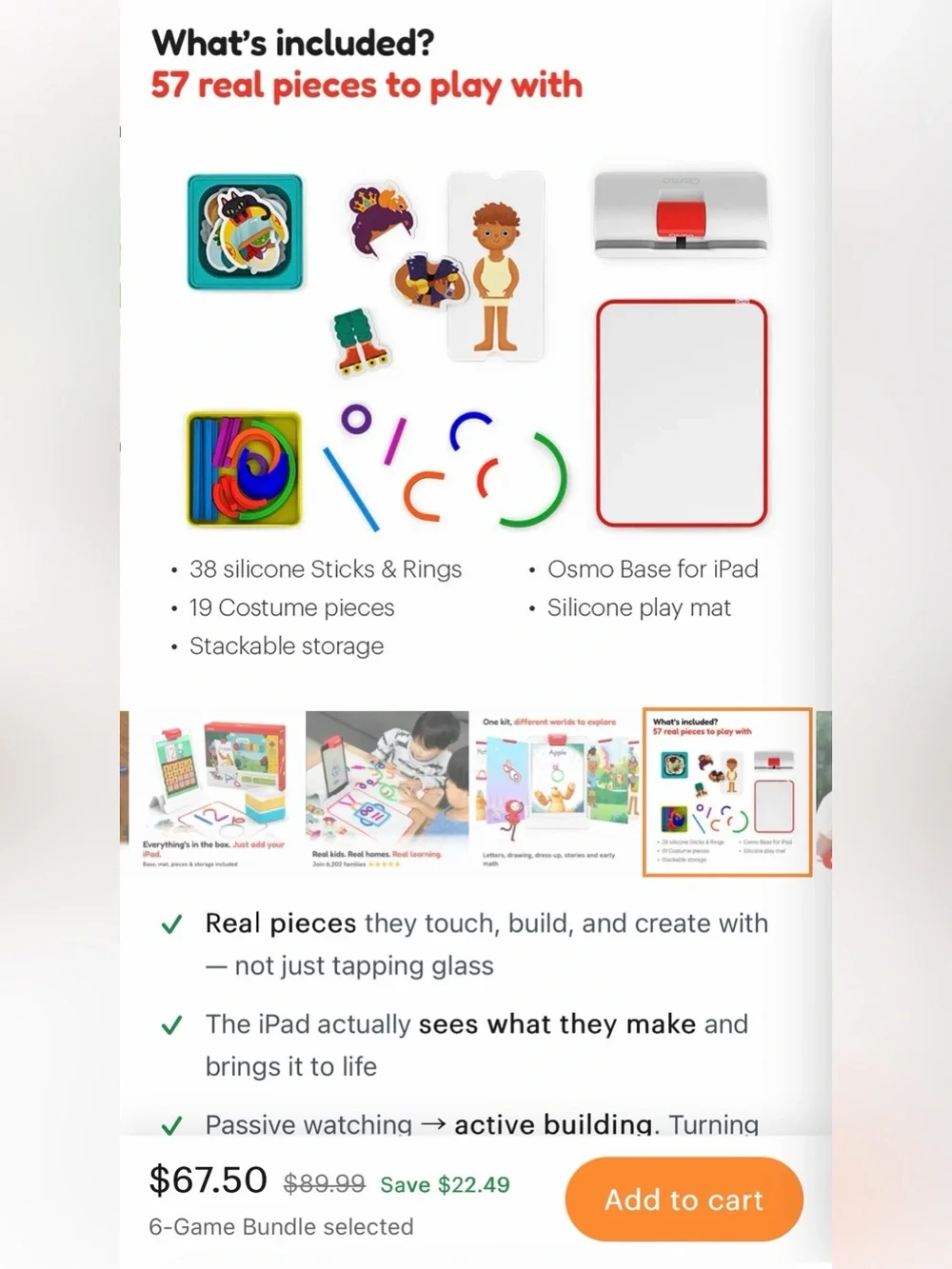 Osmo Meet the Little Genius Starter Kit + Early Math Adventure